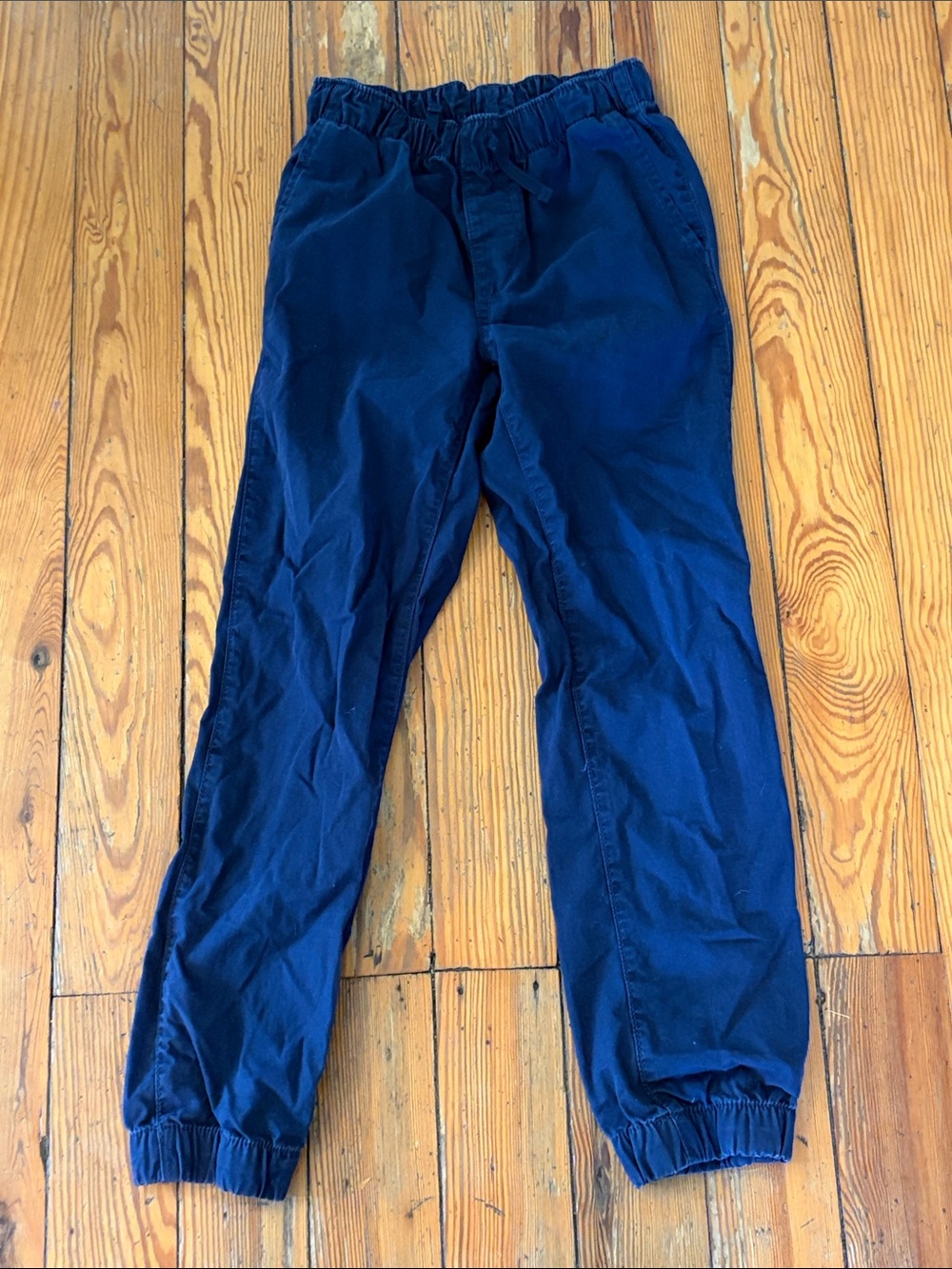 Boys Casual Elastic-Waist GAP Navy Pants